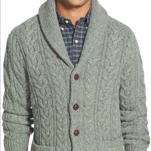 Polo Ralph Lauren XL cable knit shawl cardigan